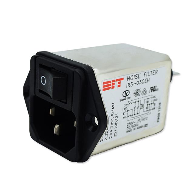 LINE FLTR 250VAC/VDC 3A PANEL