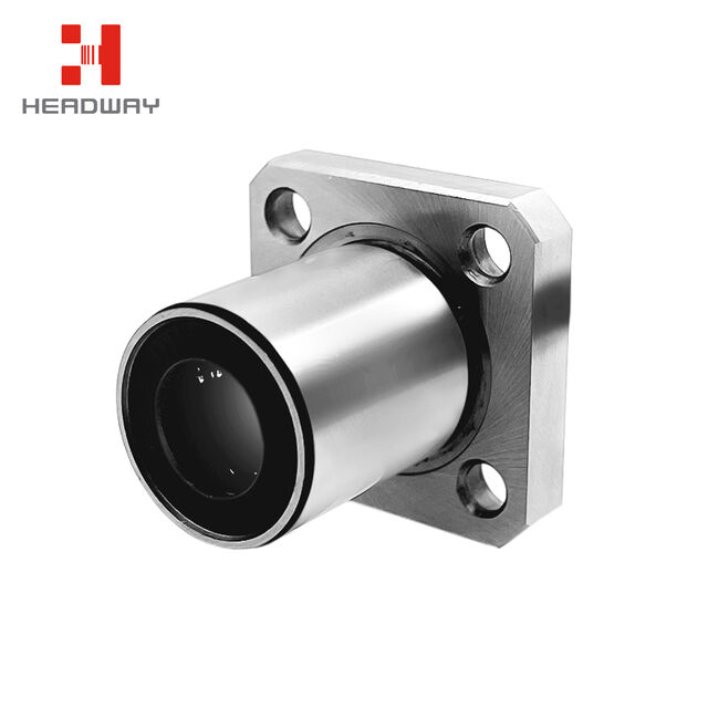 FLANGED LINEAR BALL BEARING WITH