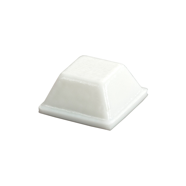 BUMPER .5" SQUARE X .23" WHT