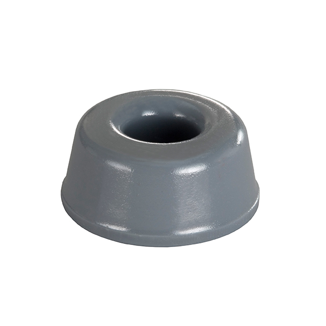 BUMPER RECE .88" DIA X .4" GRY