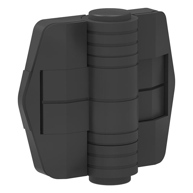 LEAF HINGE POLYAMIDE BLACK COAT