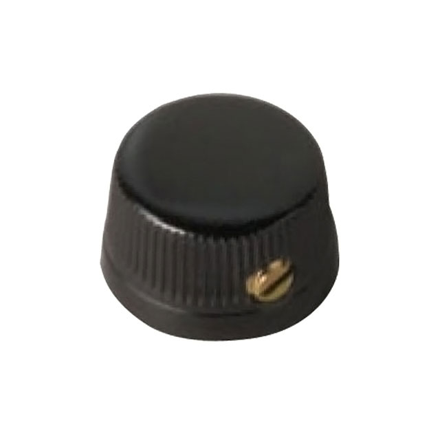 KNOB KNURLED 0.125" PHENOLIC