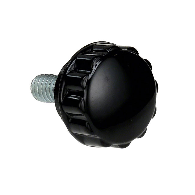 KNOB FLUTED 1/4"-20 PLASTIC