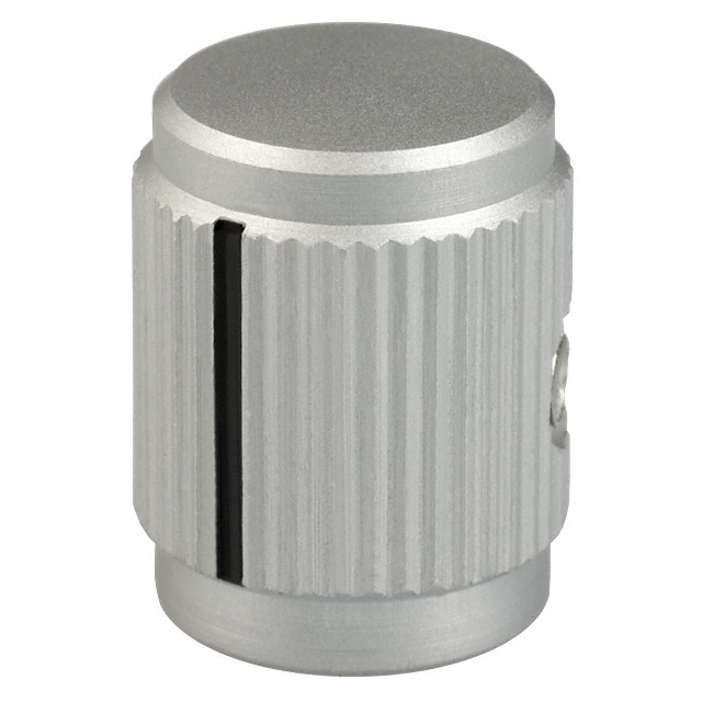 KNOB KNURLED 0.250" METAL