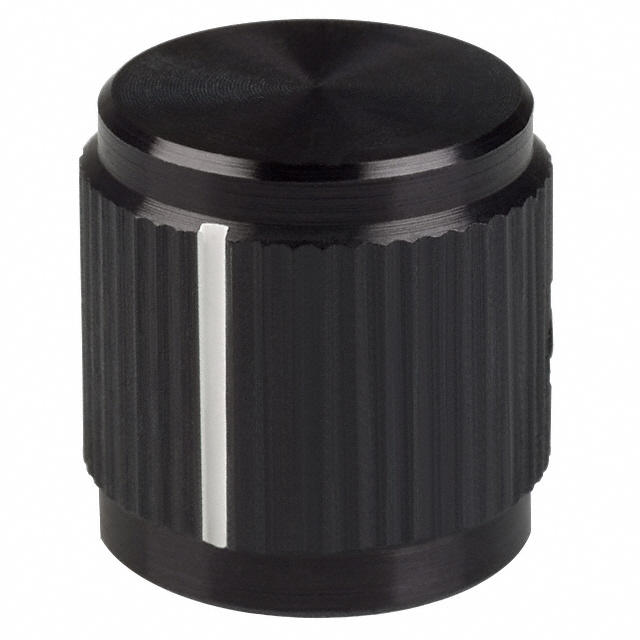 KNOB KNURLED 0.236" METAL