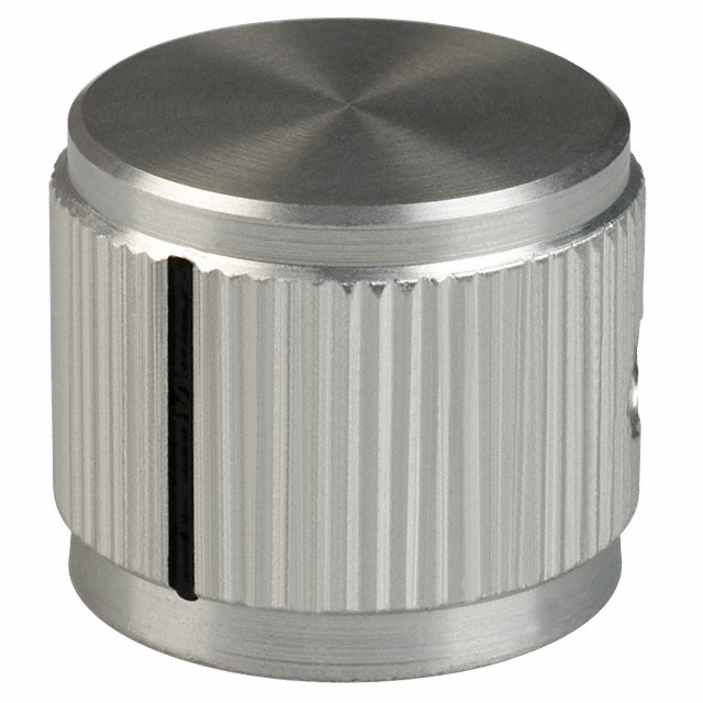 KNOB KNURLED 0.250" METAL