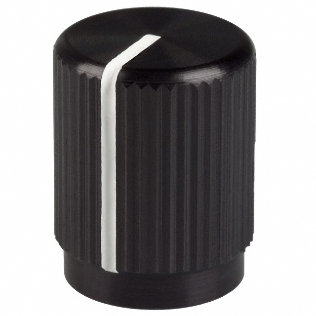 KNOB KNURLED 0.125" METAL