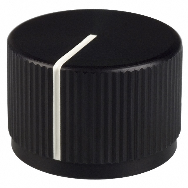 KNOB KNURLED 0.250" METAL