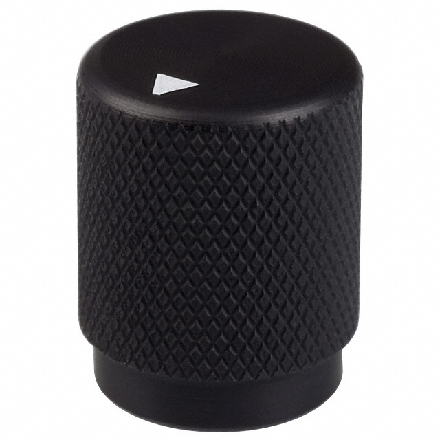 KNOB KNURLED 0.125" METAL