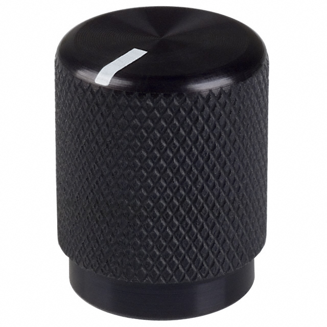 KNOB KNURLED 0.236" METAL