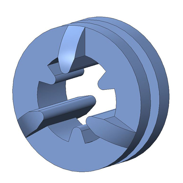 SCREW GROMMET THERMOPLASTIC YLW
