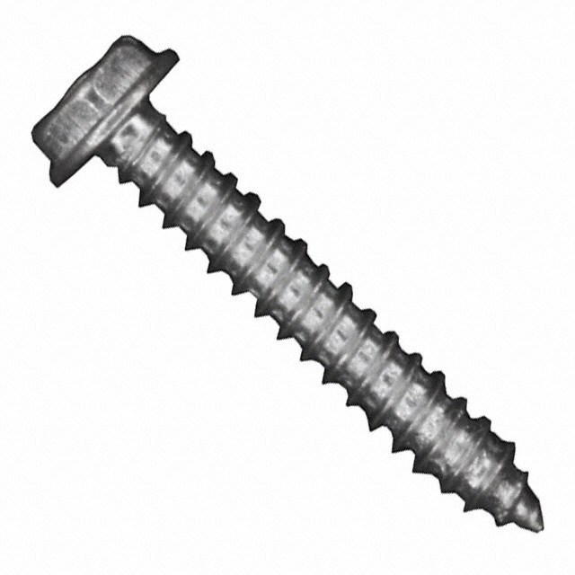SHEET METAL SCREW HEX SLOTTED #4