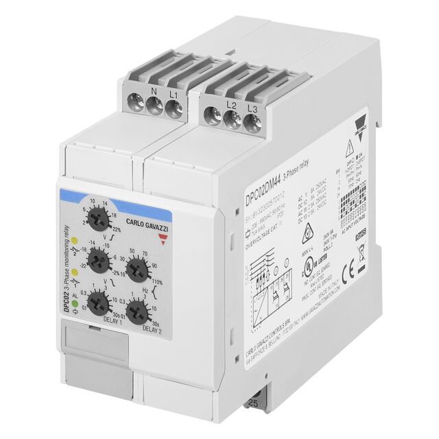 RLY MONITOR 3PH VOLT/FREQ
