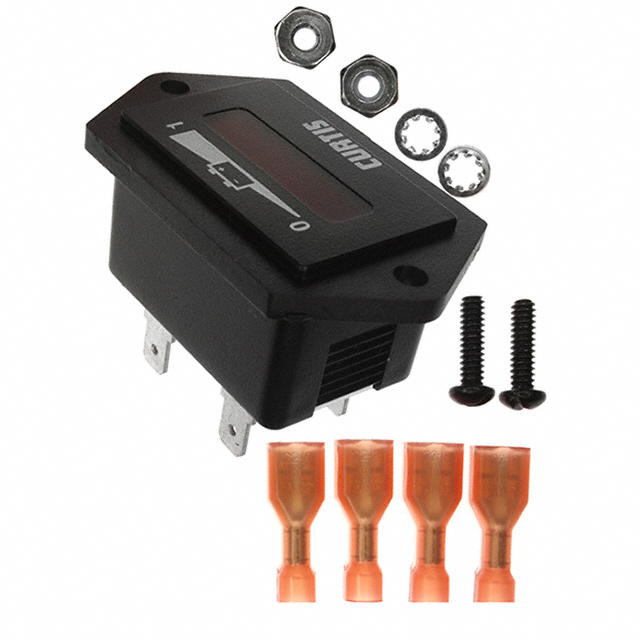 VOLTMETER 0-12VDC LED PANEL MNT