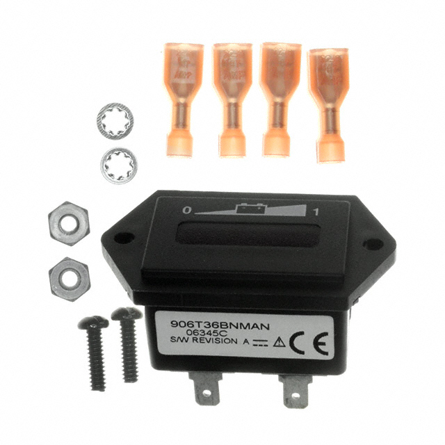 VOLTMETER 0-36VDC LED PANEL MNT