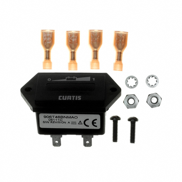 VOLTMETER 0-48VDC LED PANEL MNT