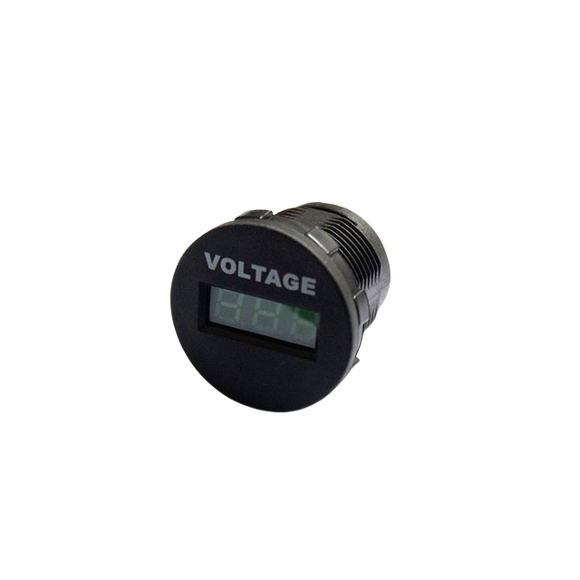VOLTMETER 6-33VDC LED PANEL MNT