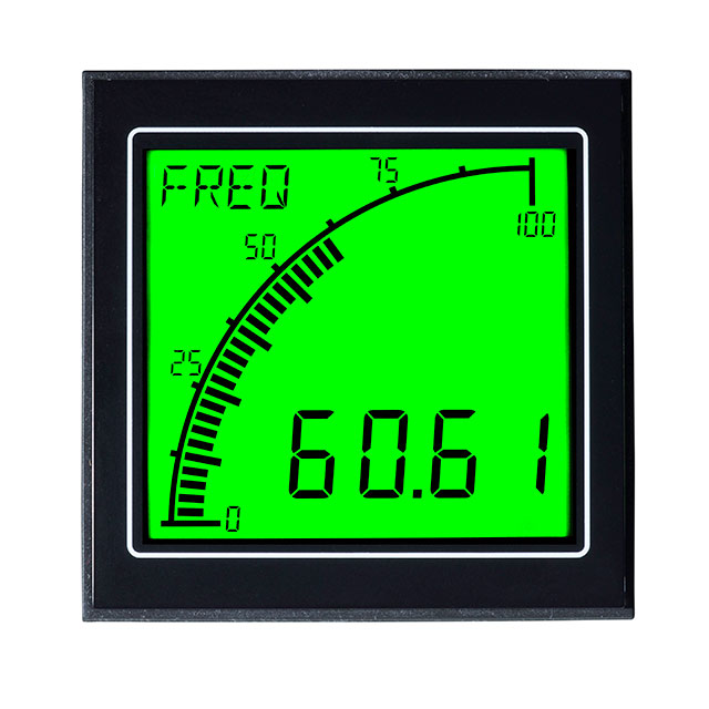 FREQUENCY METER LCD PANEL MOUNT