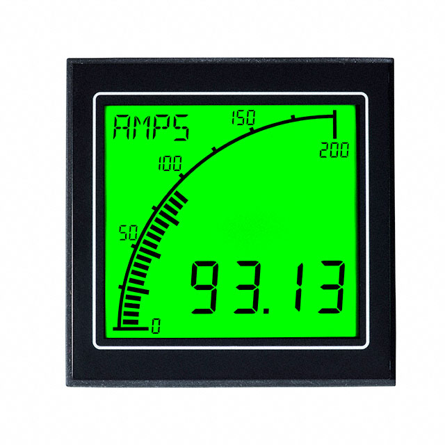 AMMETER 0-1VDC LCD PANEL MOUNT