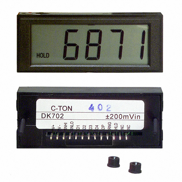 VOLTMETER 2VDC LCD PANEL MOUNT