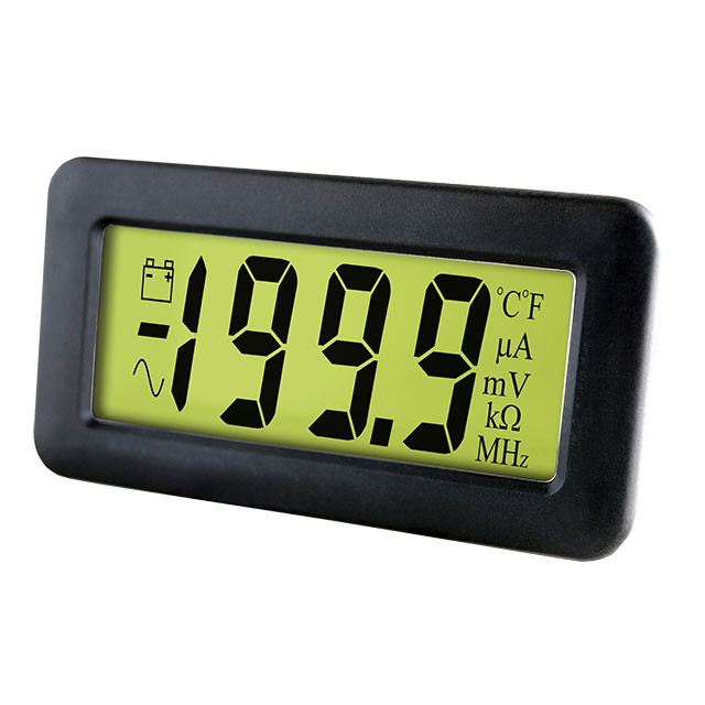 VOLTMETER 200MVDC LCD PANEL MNT