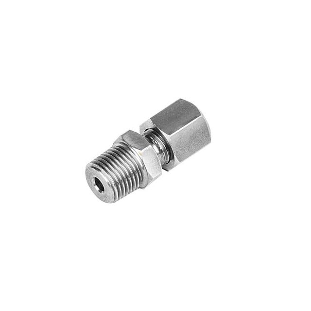 S/STEEL FITTING 1/4" BSPTX3MM