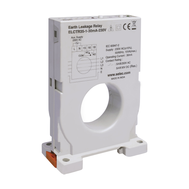 EARTH LEAKAGE RELAY WITH INBUILT