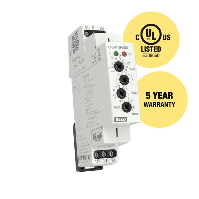 DIN MULTIF TIME RELAY 1X16A
