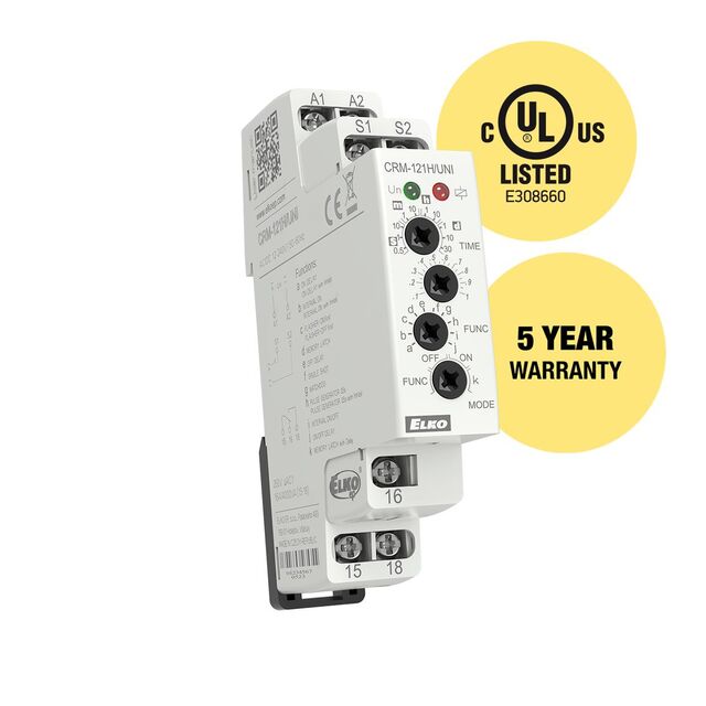 DIN MULTIF TIME RELAY 1X16A