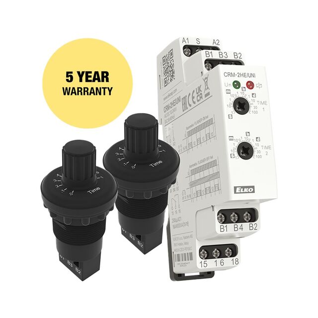 DIN MULTIF TIME RELAY W POTENTIO
