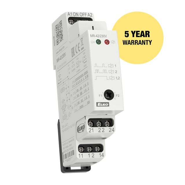 DIN MEMORY RELAY 2X16A CO