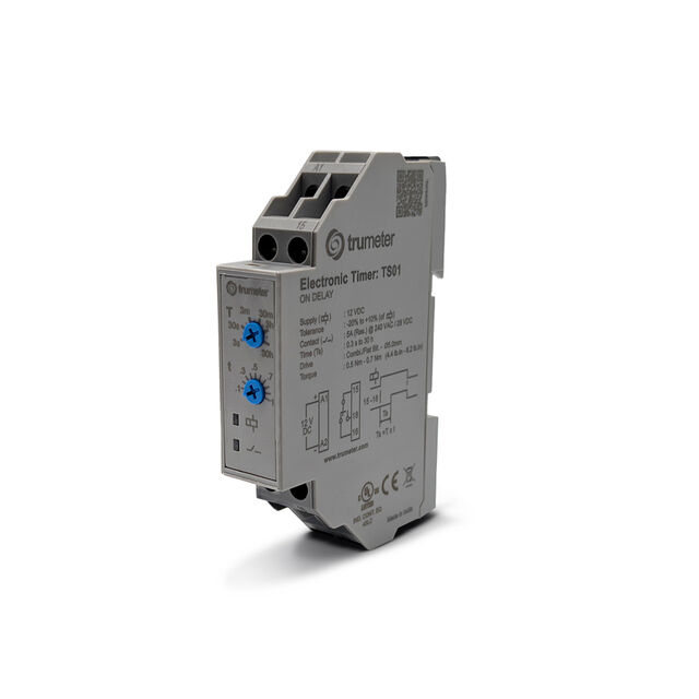 12V DC, ON-DELAY, 1 C/O