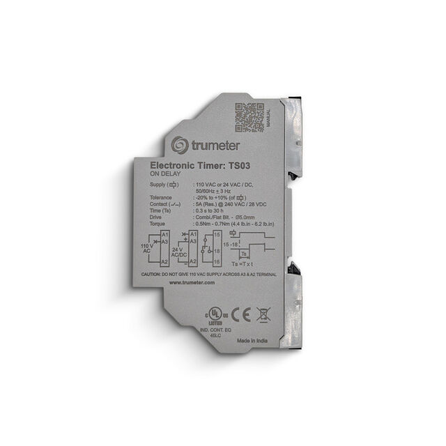 110V AC / 24V AC/DC, ON-DELAY, 1