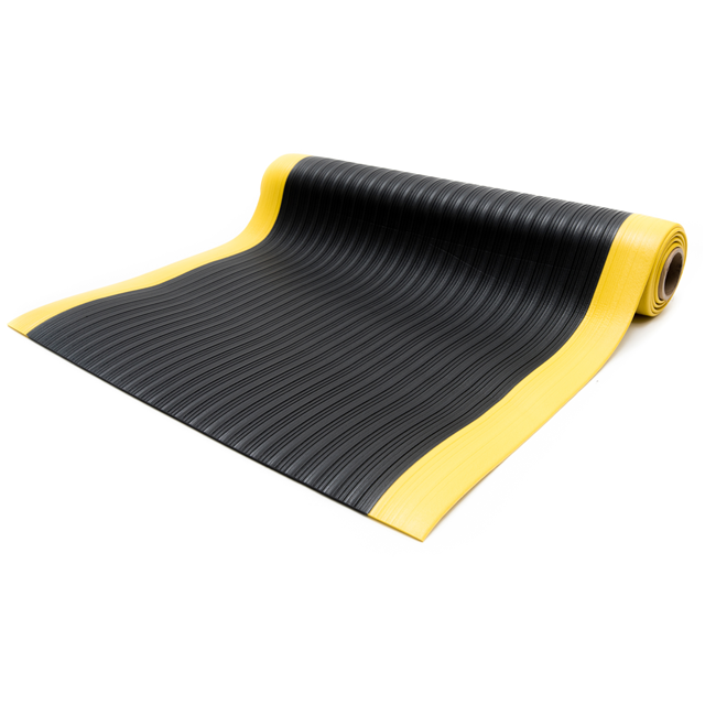3'X6' ANTI FATIGUE MAT,RB,BLK/YL