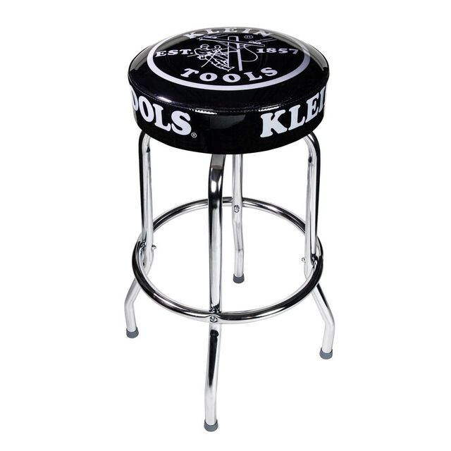 COUNTER STOOL, SWIVEL SEAT, BLAC