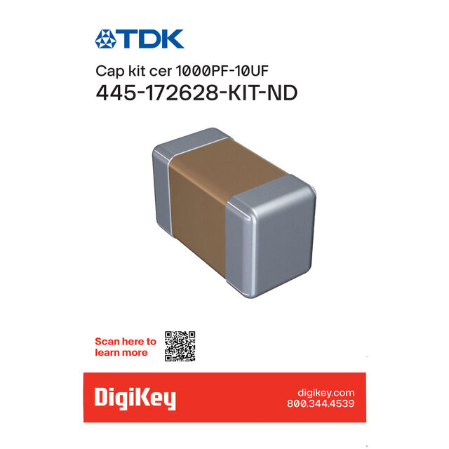 CAP KIT CER 1000PF-10UF 140PCS
