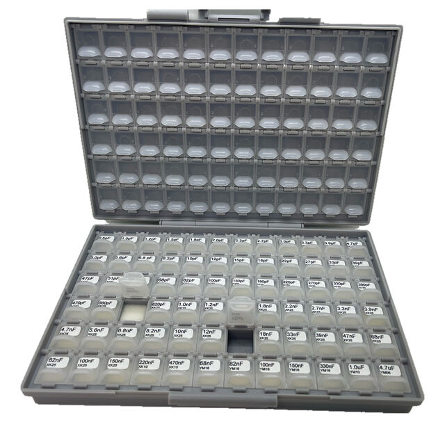 0201 CAPACITOR 72 VALUES 50PCS/V