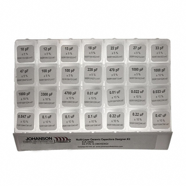 CAP KIT CER 10PF-0.47UF 1400PCS