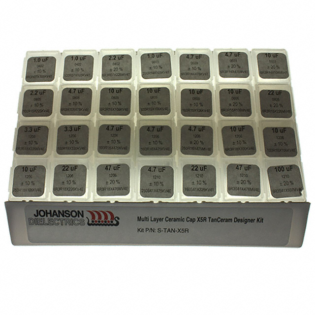 CAP KIT CERAMIC 1UF-100UF 590PCS