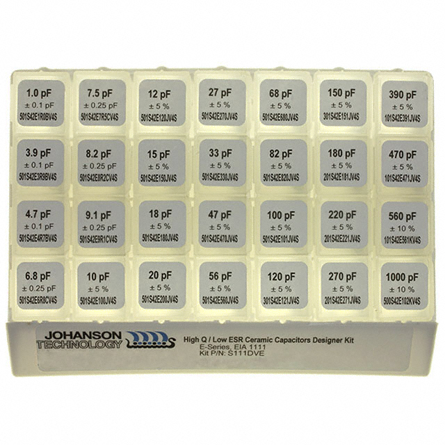 CAP KIT CERAMIC 1PF-1000PF 280PC