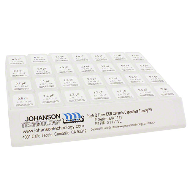 CAP KIT CERAMIC 0.5PF-10PF 280PC