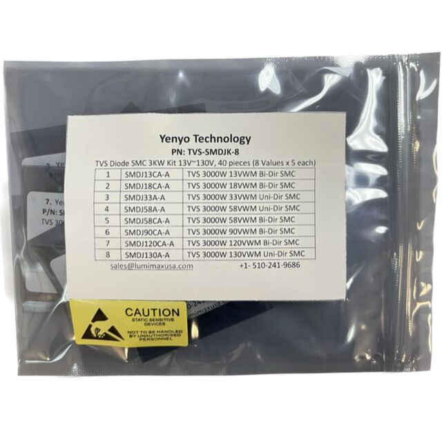 TVS SMC 3KW Kit 8 values 5ea