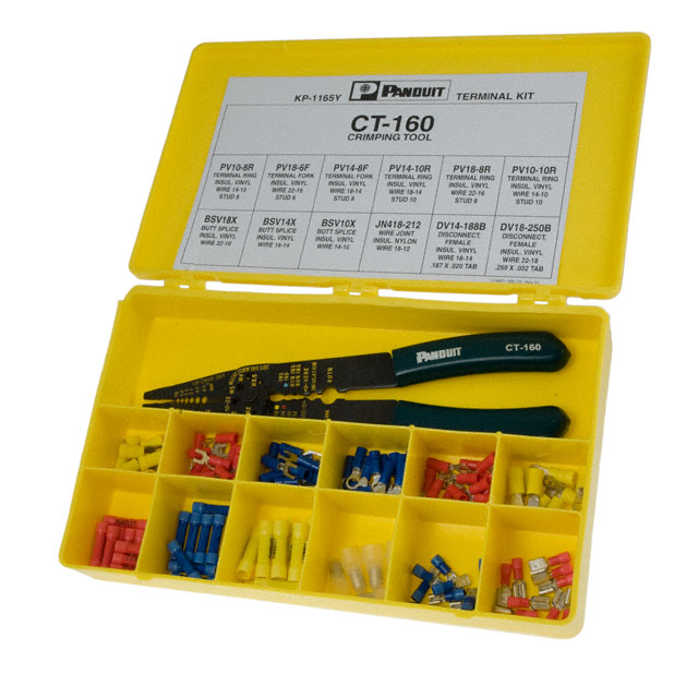 TERMINAL KIT W/TOOL PLAST BOX