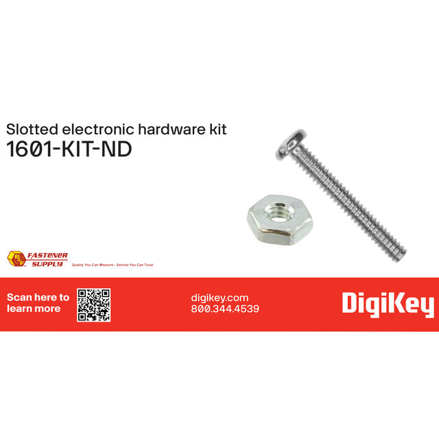 SLOTTED ELECTRONIC HARDWARE KIT