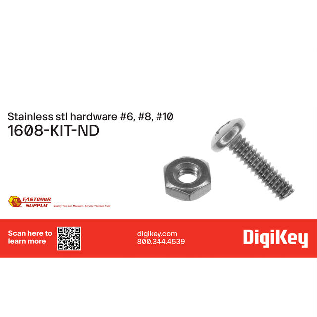 STAINLESS STL HARDWARE #6,#8,#10