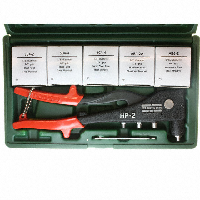 KIT RIVET 200PC AND TOOL IN CASE