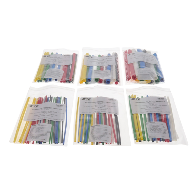 KIT HEATSHRINK 6" 133 PCS COLOR