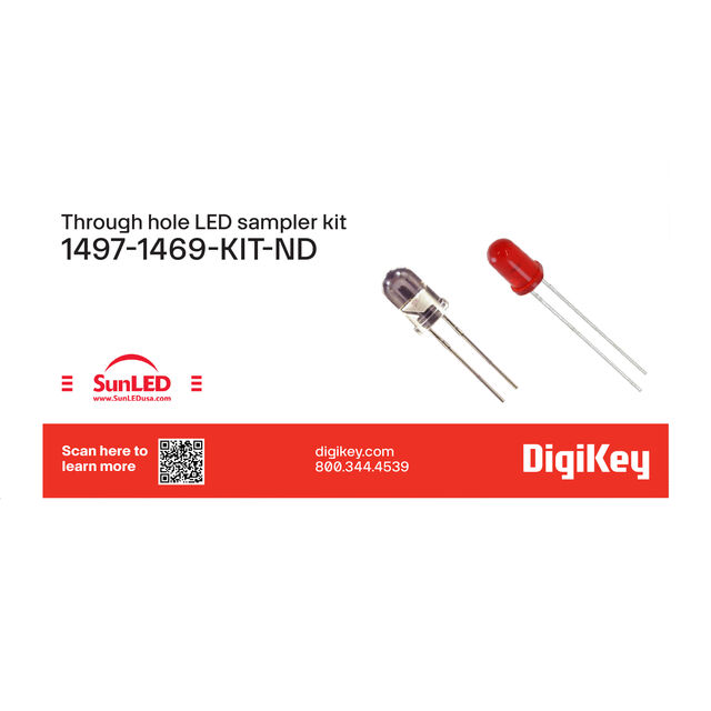 THROUGH HOLE LED SAMPLER KIT