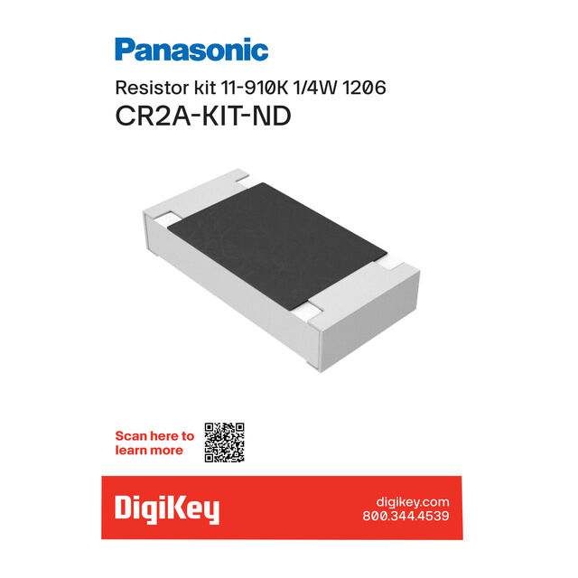 RESISTR KIT 11-910K 1/4W 3000PCS