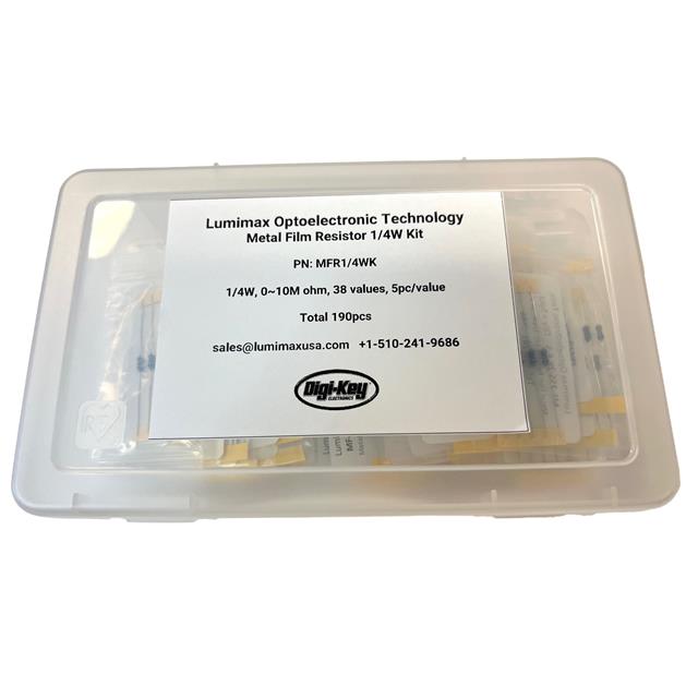 1/4W Metal Res Kit 0~1M 190pc